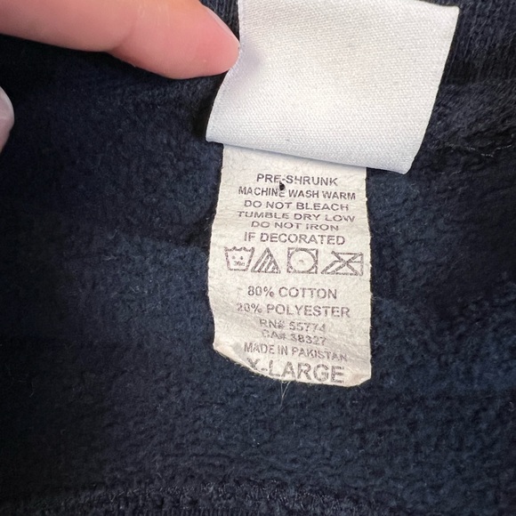 NFL Cowboys Official Navy Blue Crewneck Sweatshirt - Picture 4 of 5